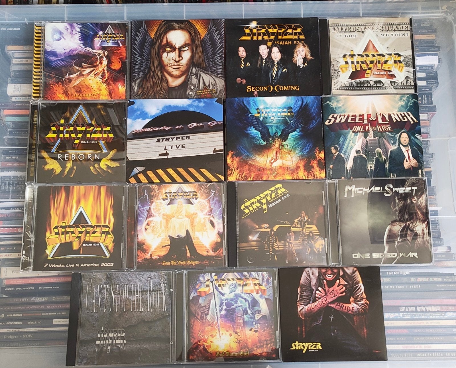 Stryper - 9 cd lot, Ophalen of Verzenden, Rock, Digipak