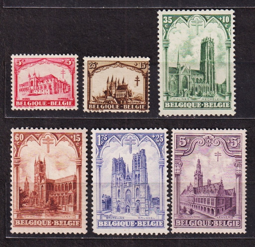 België 1928 Kathedralen **, Verzenden, Postfris, Postfris