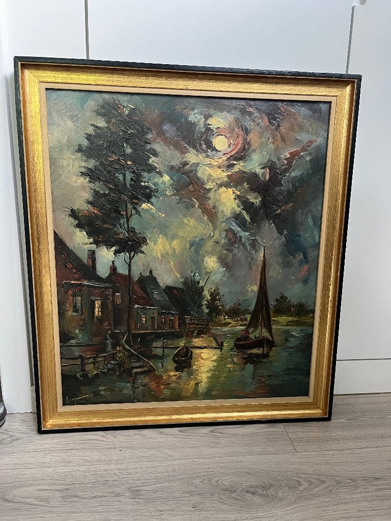 Schilderij Jean Pierre Coopman, Ophalen
