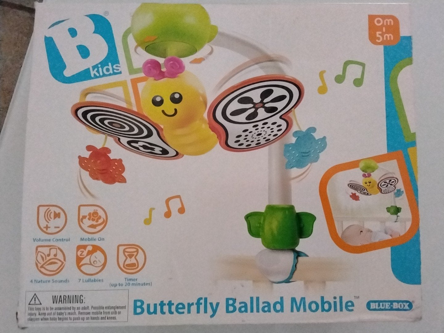 mobile pour lit bébé ou parc, Enlèvement, Comme neuf, Mobile, Sonore