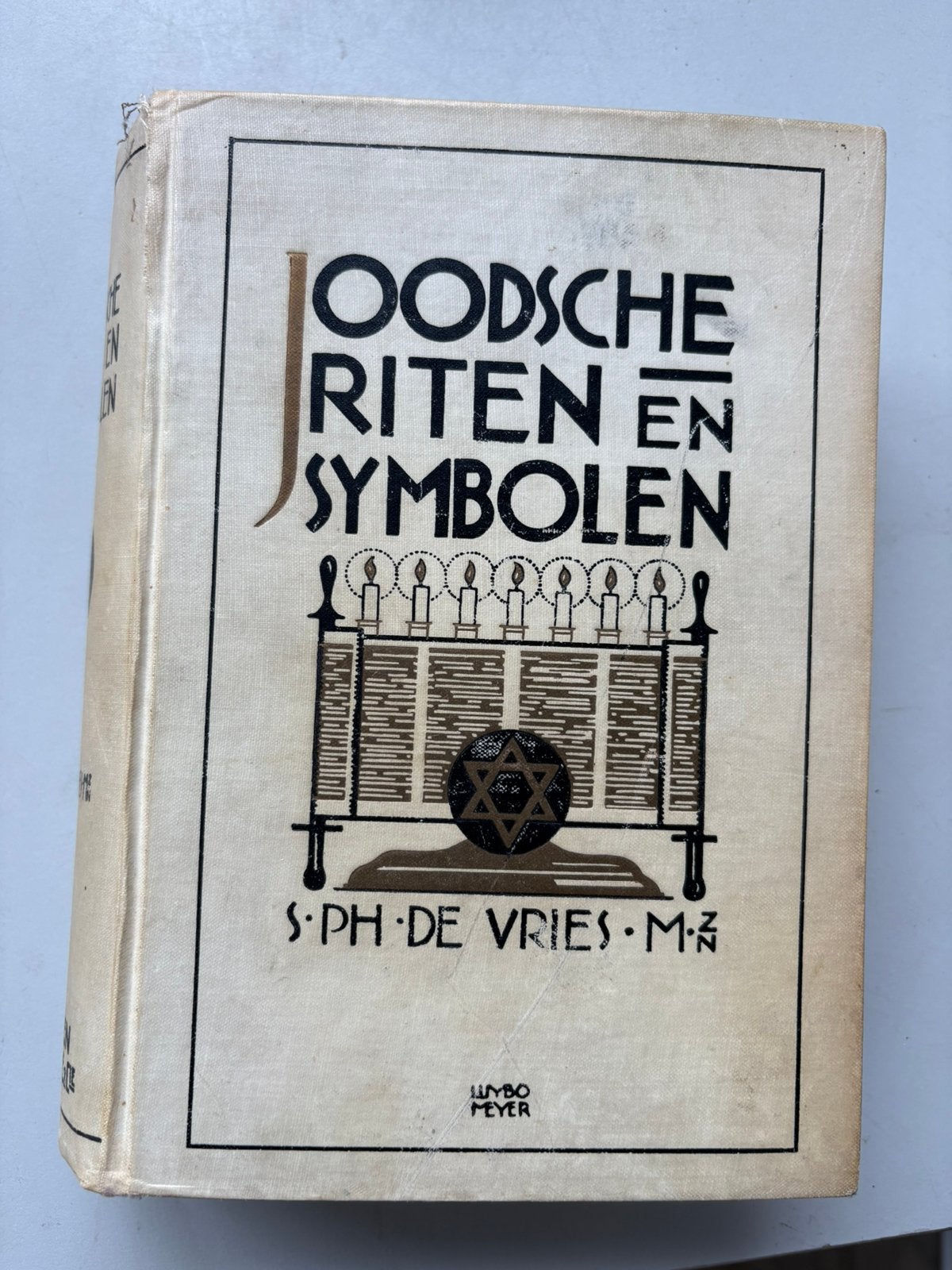 Joodsche Riten en Symbolen – S. Ph. de Vries – 1928  Judaica, Boeken, Geschiedenis | Stad en Regio, Verzenden