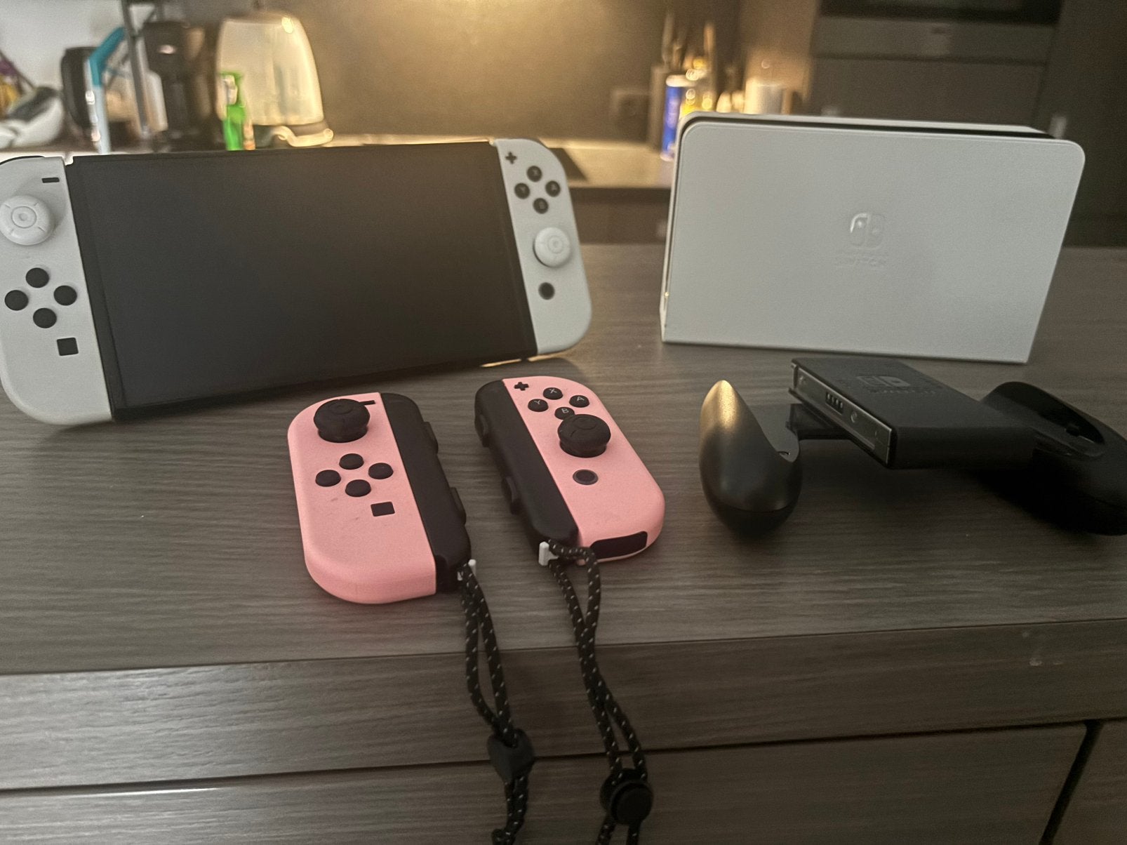 Nintendo Switch OLED Wit + Mario party superstars, Ophalen of Verzenden, Zo goed als nieuw, Switch OLED