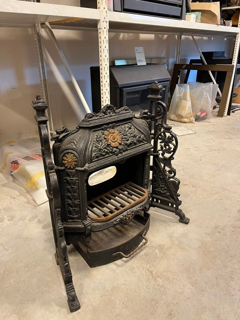 Vintage openhaard, Huis en Inrichting, Ophalen, Nieuw, Houtkachel