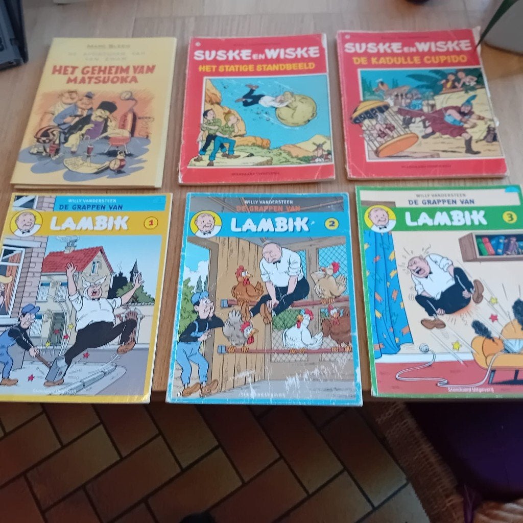 5 strips - 0,25€ het stuk, Boeken, Ophalen, Gelezen
