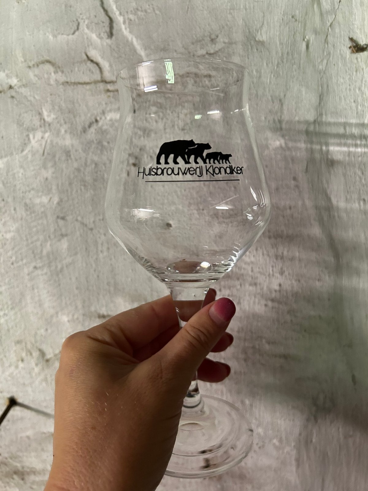Bierglazen Klondiker 6 stuks, Ophalen, Zo goed als nieuw
