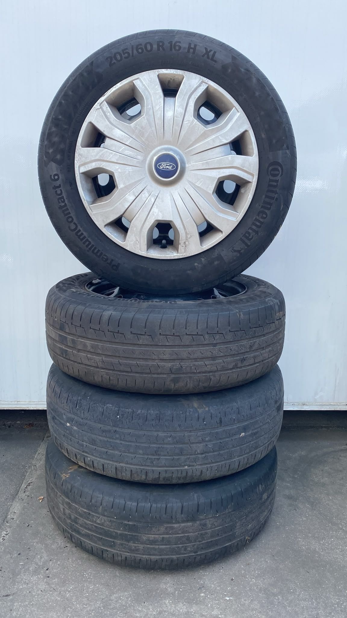 Ford Transit Connect Zomer Banden Set 205-60-16 5x108, Auto-onderdelen, Gebruikt, -, -, Banden en Velgen