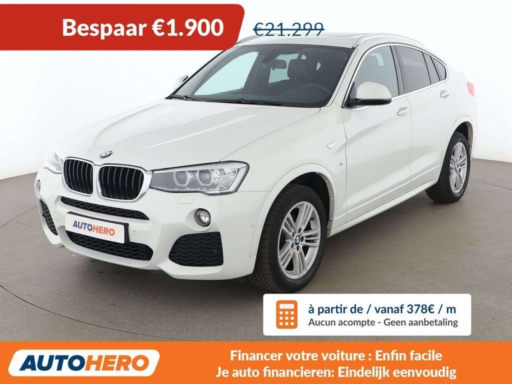 BMW X4 xDrive 20i Sport (année de construction 2016), Autos, BMW, Cuir, Achat, 135 kW, Noir