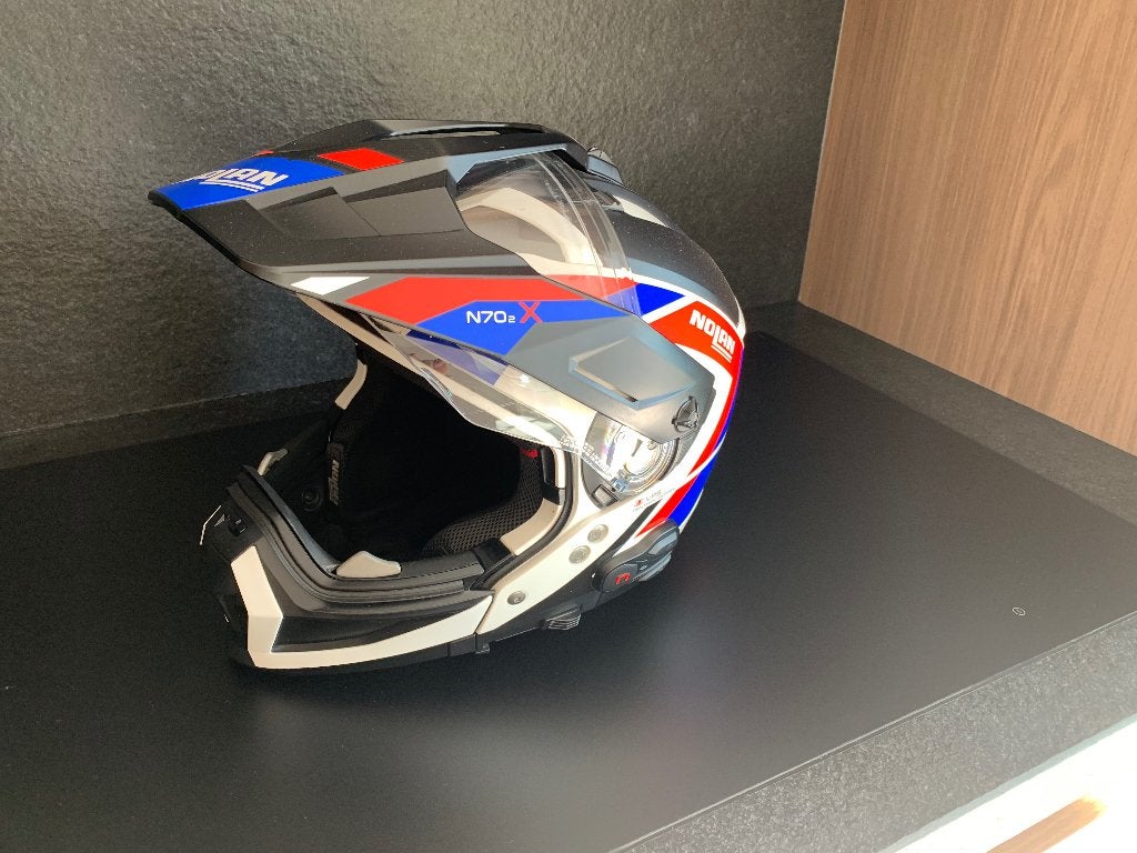 Helm Nolan N70-2 X incusief intercom, Motoren, Ophalen of Verzenden, S, Overige typen, Nolan