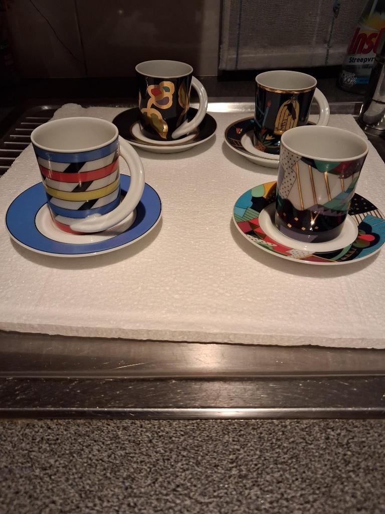 Espresso Porselein tasjes, Verzamelen, Ophalen, Nieuw, Porselein, Kop en/of schotel