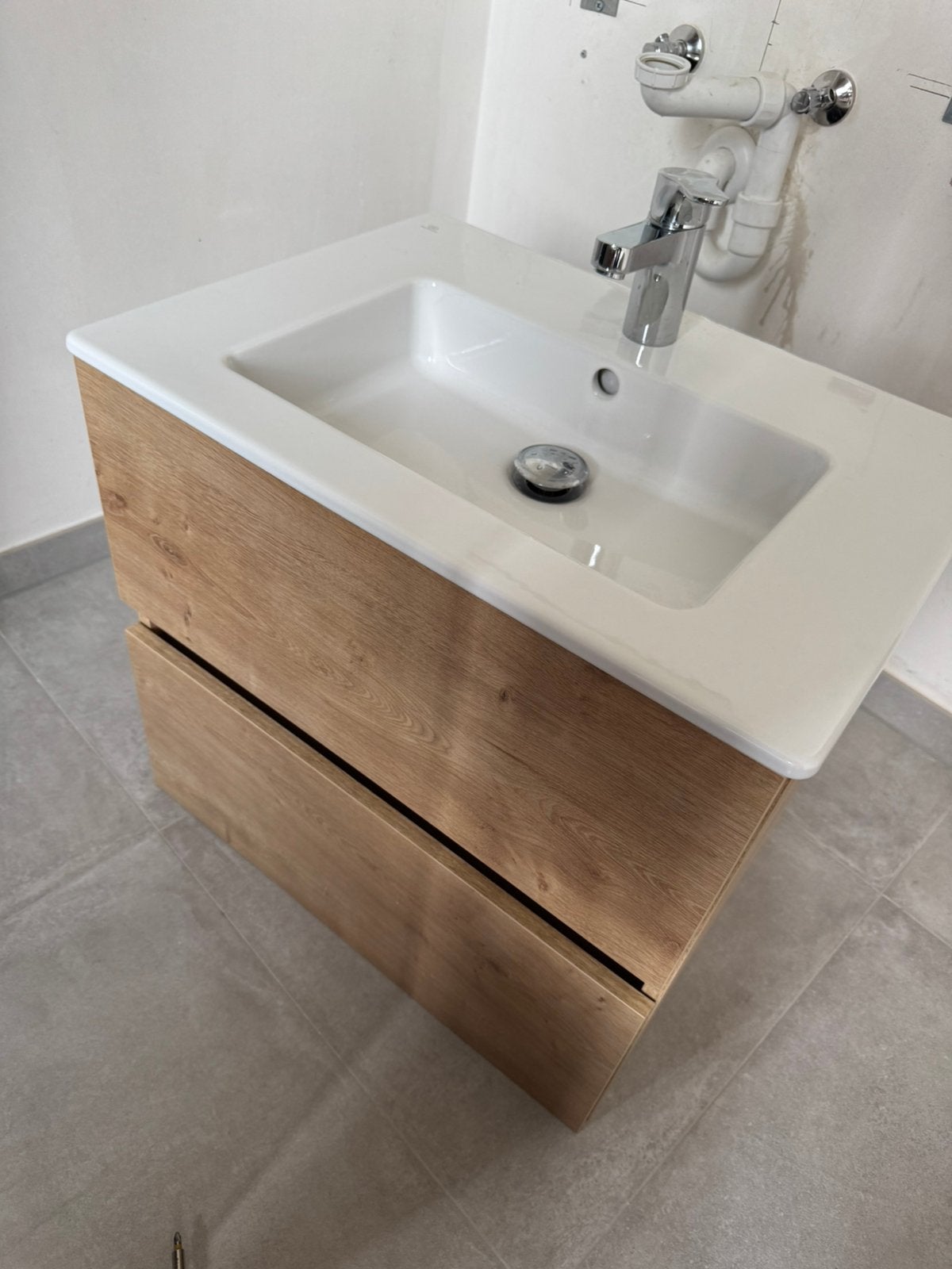 Badkamermeubel met wastafel, Maison & Meubles, Salle de bain | Meubles de Salle de bain, Moins de 100 cm, Meuble lavabo, Comme neuf