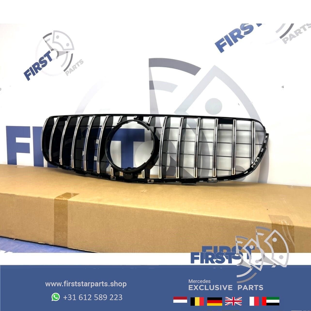 W253 X253 C253 PRE-FACELIFT GLC63 AMG GT GRIL voor Mercedes, Gebruikt, -, Ophalen of Verzenden, -