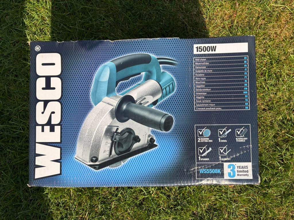 Wesco muurfrees, Bricolage & Construction, Enlèvement, Neuf, Électrique, Découpeur de mur