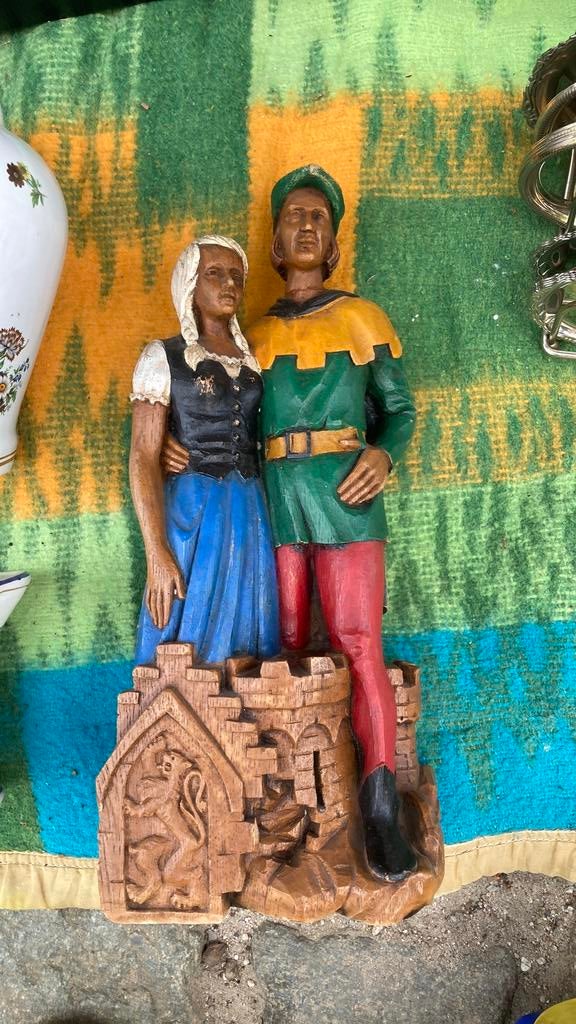 Beeld nele en tijl, Ophalen