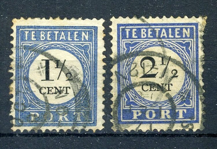 NEDERLAND P15/16 gestempeld 1894-1910, Verzenden, T/m 1940, Gestempeld
