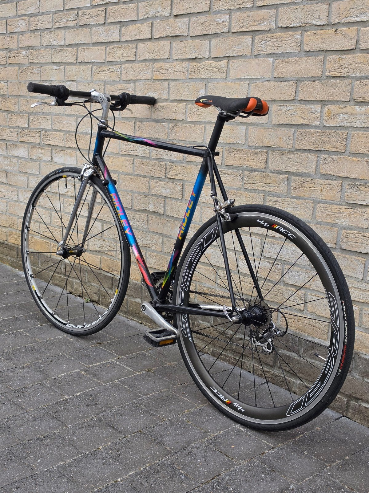 Croiseur de course urbain rétro Ridley, acier Columbus, Autres marques, Frein sur jante, 57 à 61 cm, Enlèvement