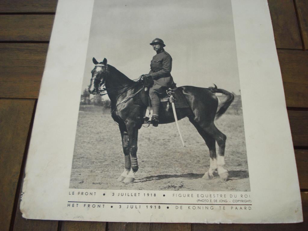 Grote zwart wit foto's van KONING ALBERT 1, Enlèvement, Utilisé