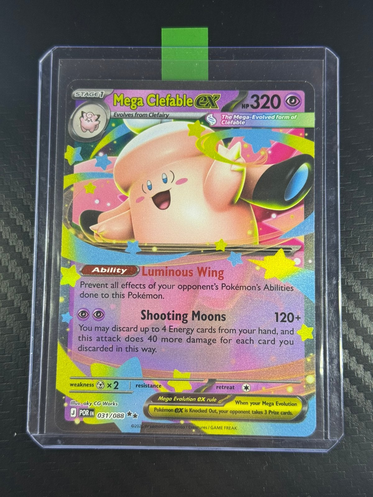 Mega Clefable Sex | Double Rare | Holo | 2026 | #031 /088, Envoi, Neuf, Cartes en vrac