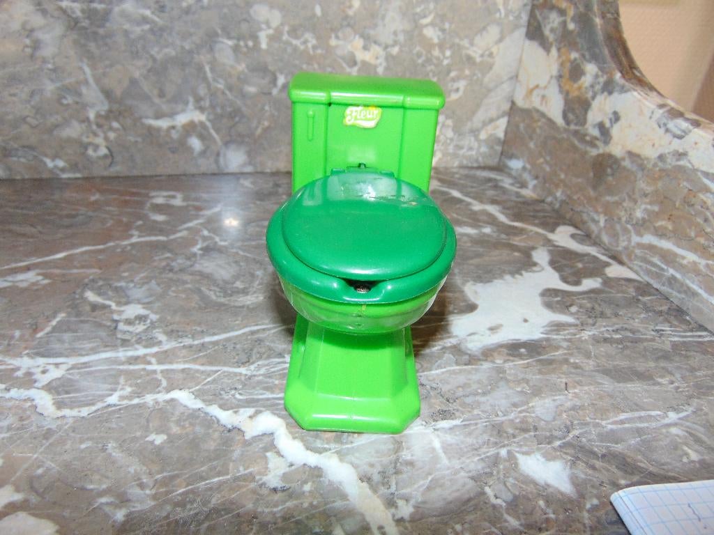 Fleur toilet jaren 80, Verzamelen, Ophalen of Verzenden, Gebruikt, Overige typen
