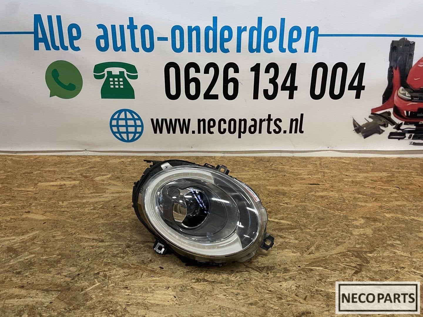 MINI COOPER F54 F55 F56 F57 VOL LED KOPLAMP LINKS ORIGINEEL, Auto-onderdelen, Verlichting, Mini, Gebruikt, Ophalen of Verzenden