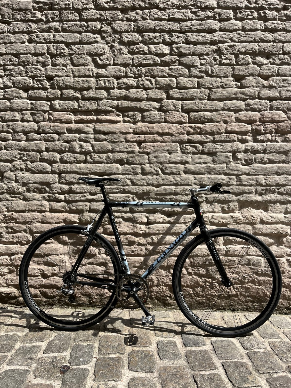 Colnago C50 – Full Carbon – Campagnolo – Single Speed, Enlèvement, Comme neuf, Carbone