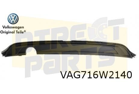 Volkswagen Up! (8/16-) Achterbumper onderspoiler (GTI) (9B9, -, -, Nieuw, Achter
