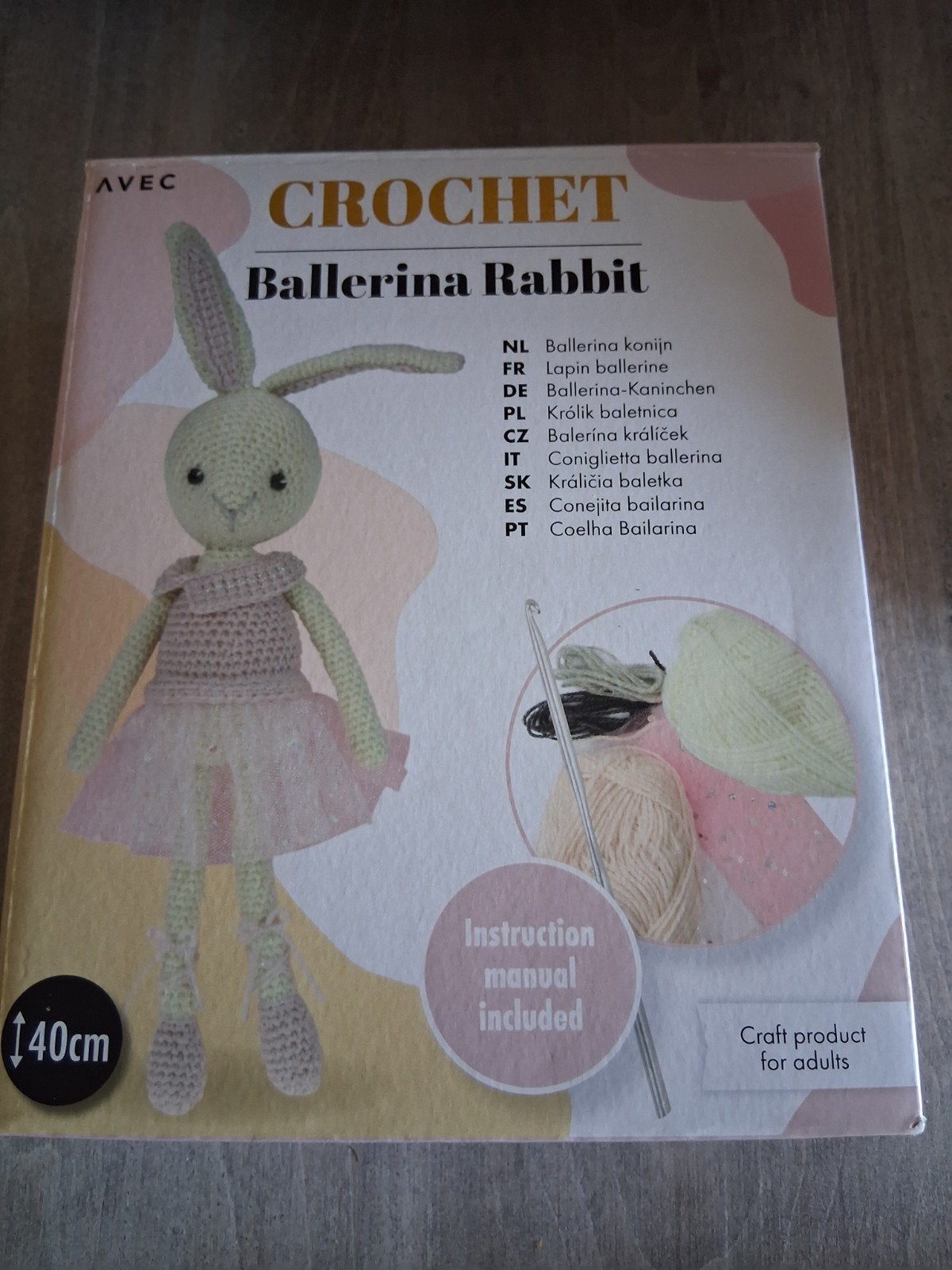 ballerina om zelf te haken 2 euro, Hobby & Loisirs créatifs, Tricot & Crochet, Enlèvement, Crochet