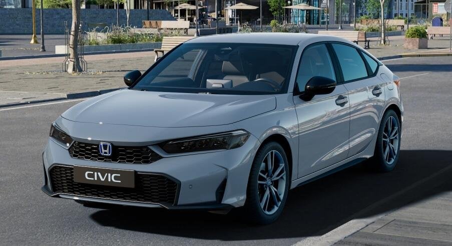 Honda Civic Sport !!Meteoroid Grey + Black Emblem Pack!!, Autos, 0 kg, Argent ou Gris, Euro 6, 0 kg