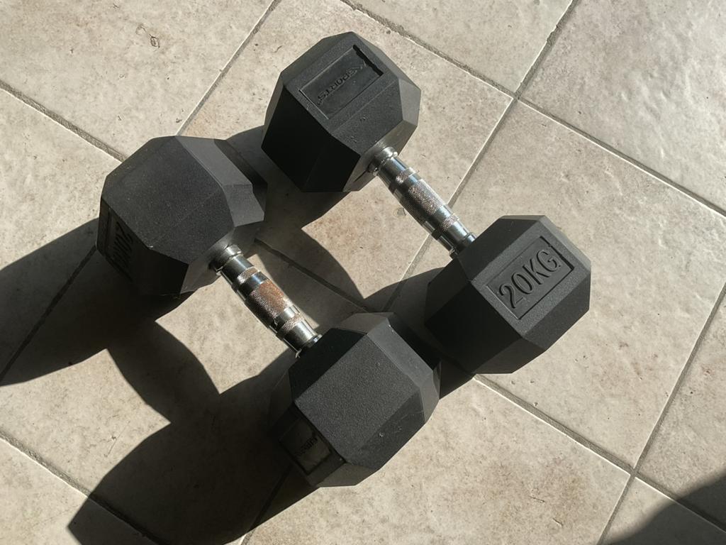 Dumbell 20kg, Ophalen, Zo goed als nieuw