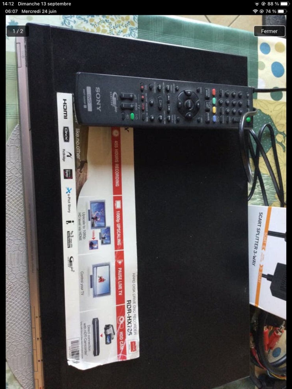 LECTEUR DVD/CD SONY, TV, Hi-fi & Vidéo, Utilisé, Lecteur DVD, Sony