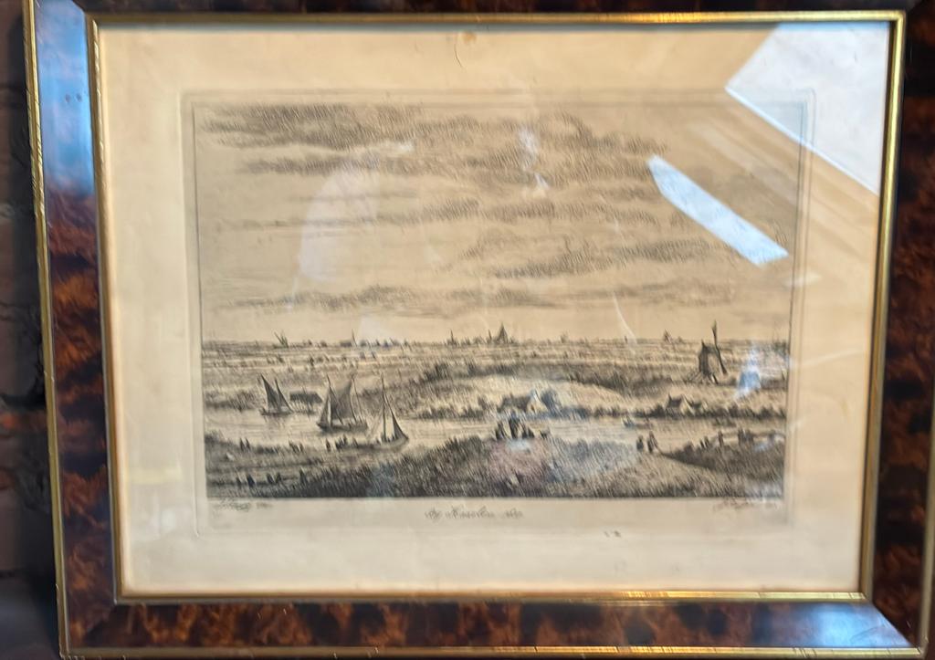 Ets “bij Haarlem 1651”, Ophalen, Ets