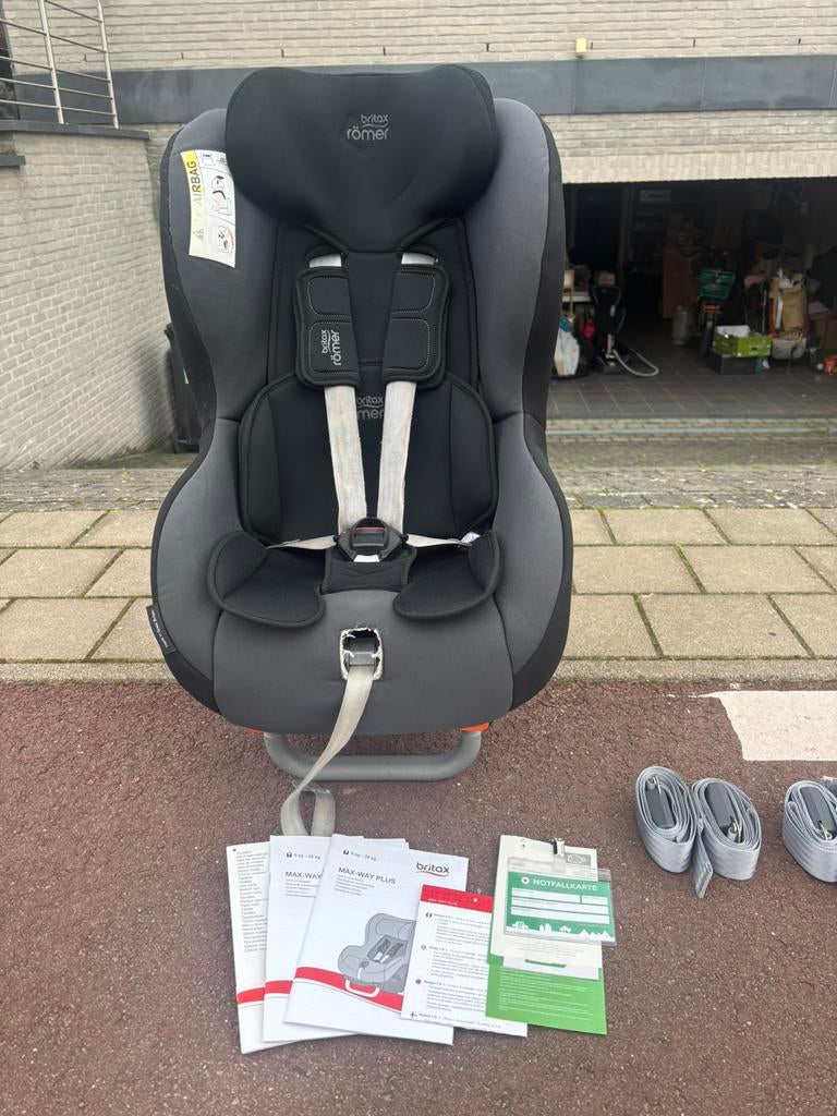 Römer BRITAX Max Way Plus Reborder - tres bon etat, Kinderen en Baby's, Autostoeltjes, Romer, Gebruikt, Overige methoden, Verstelbare rugleuning