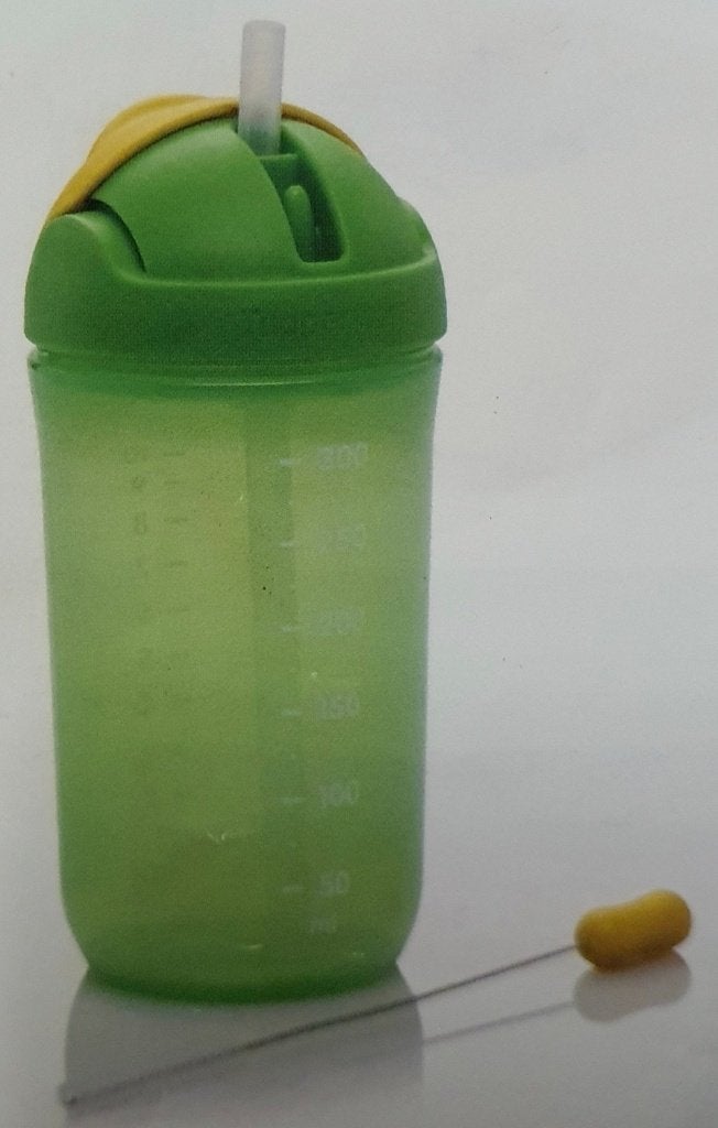 Tupperware Petit Drinkbeker (300 ml) – Groen met Rietje, Overige merken, Verzenden, Nieuw, Drinkbeker