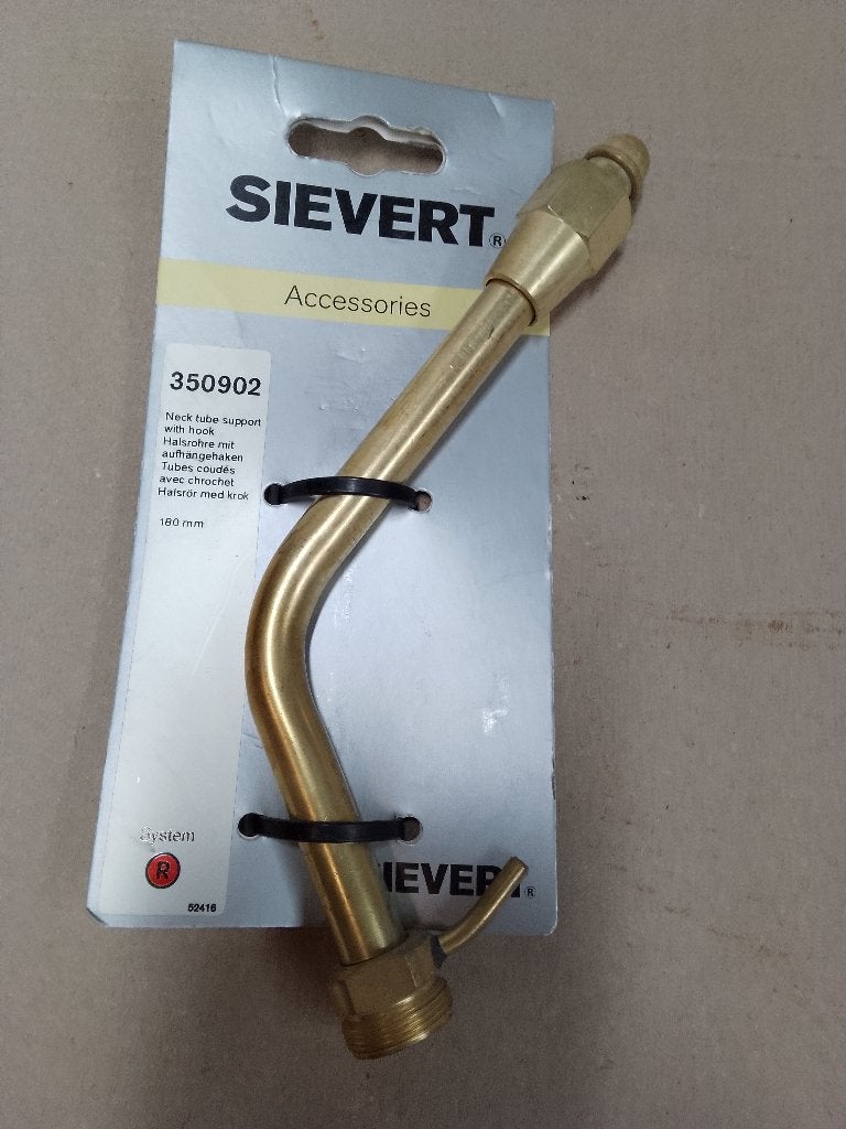 SIEVERT halsbuis 180 mm gebogen met haak – 350902, Bricolage & Construction, Enlèvement ou Envoi, Neuf
