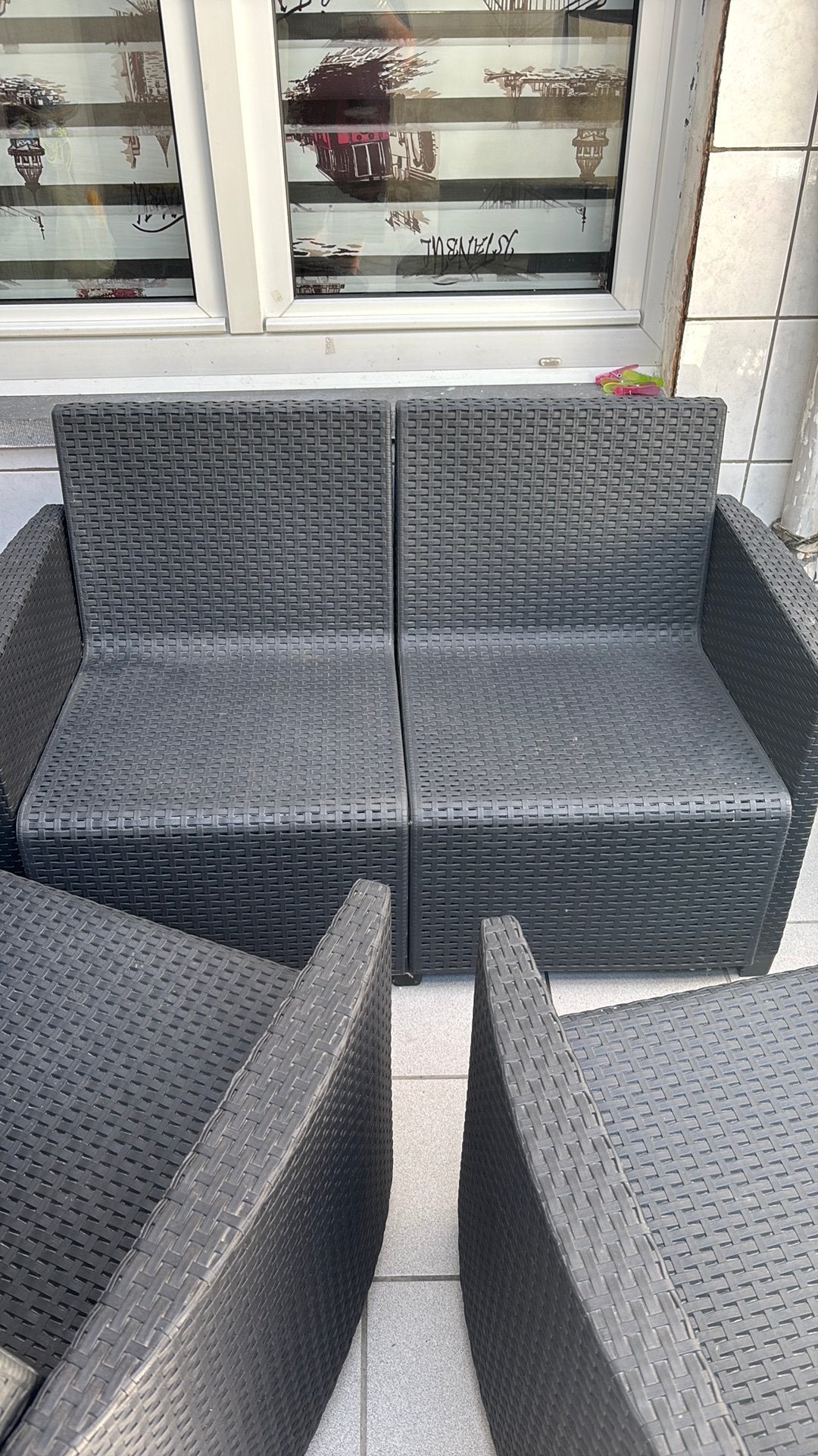 Ensemble de jardin, Tuin en Terras, Tuinsets en Loungesets, Ophalen, Zo goed als nieuw, Stoel, Tuinset