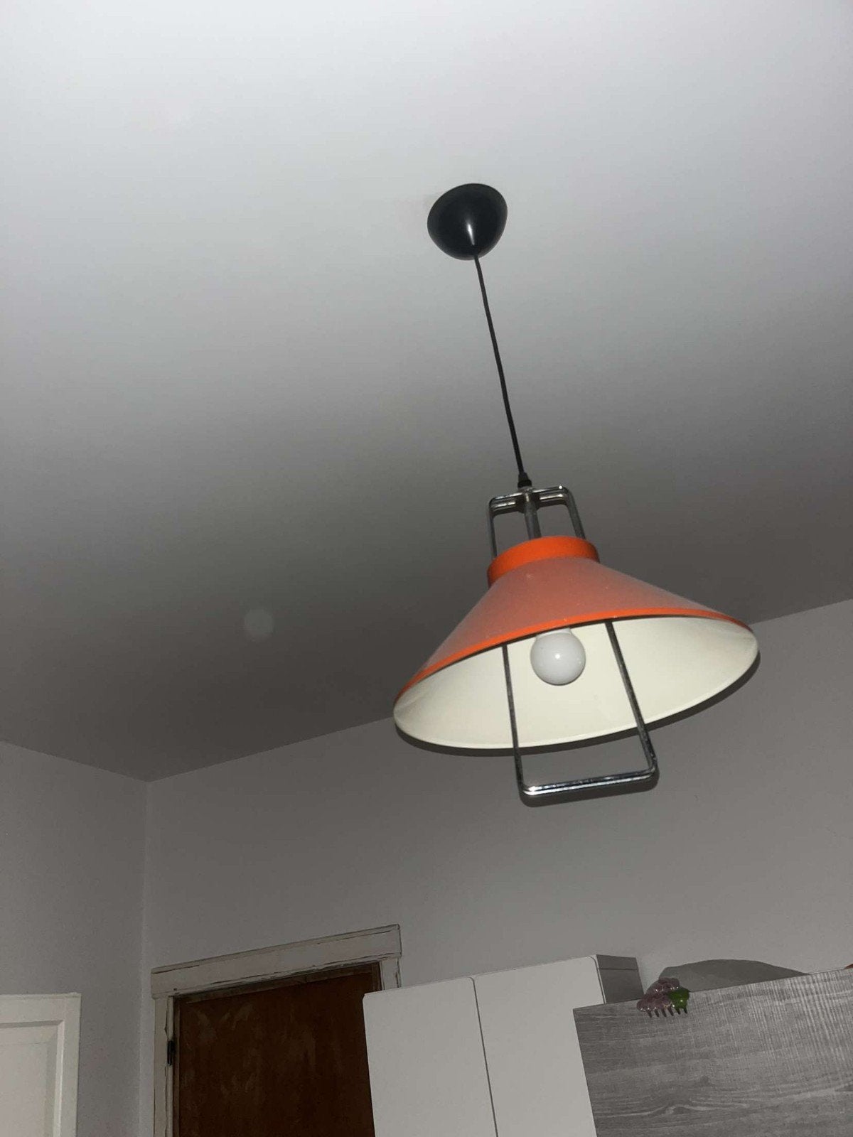 Retro hanglamp jaren 70, Ophalen