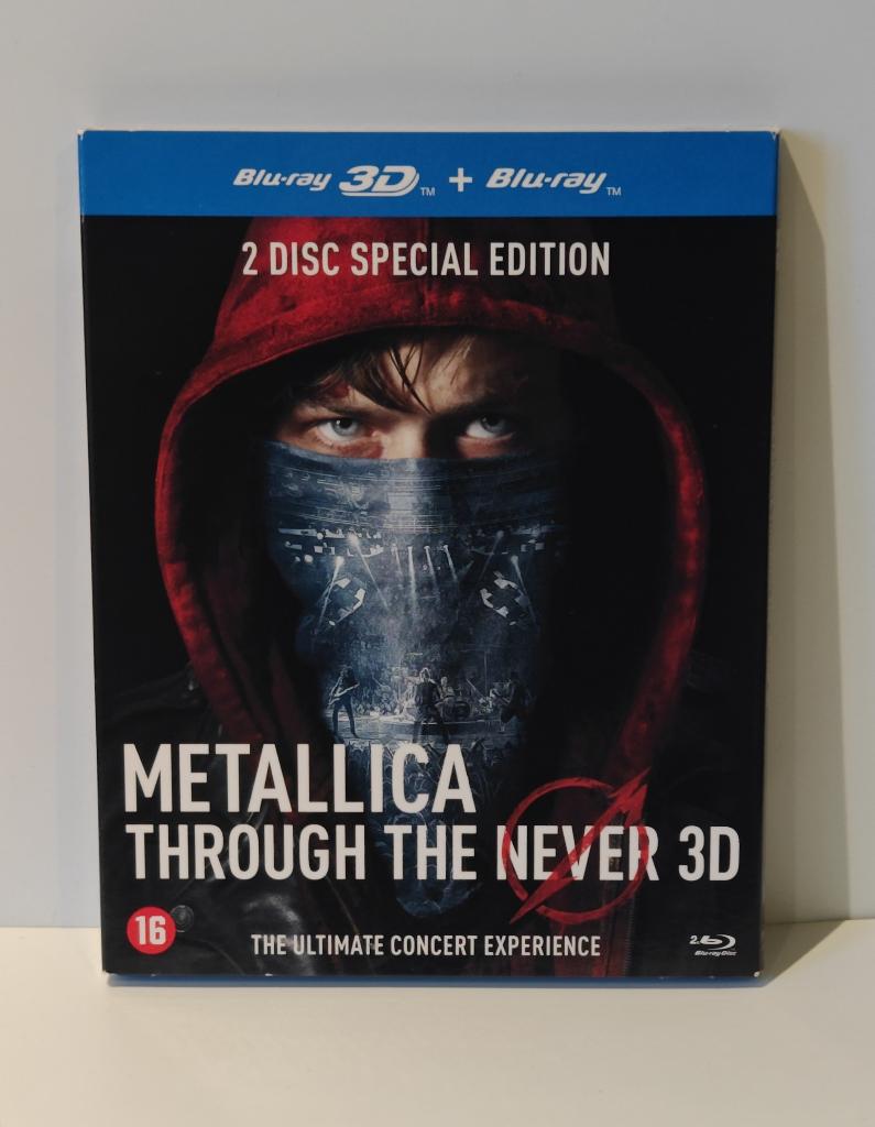 Metallica Through the Never 3D 2D Blu‑ray rock concert live, Alle leeftijden, Boxset, Ophalen of Verzenden, Zo goed als nieuw