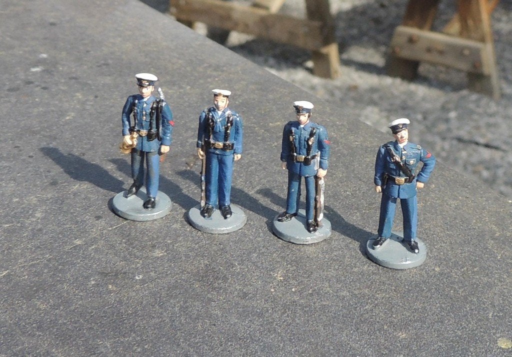 Petits soldats de plomb 3,5 cm MARINE, Envoi, Neuf, 1:50 ou moins, Personnage ou Figurines