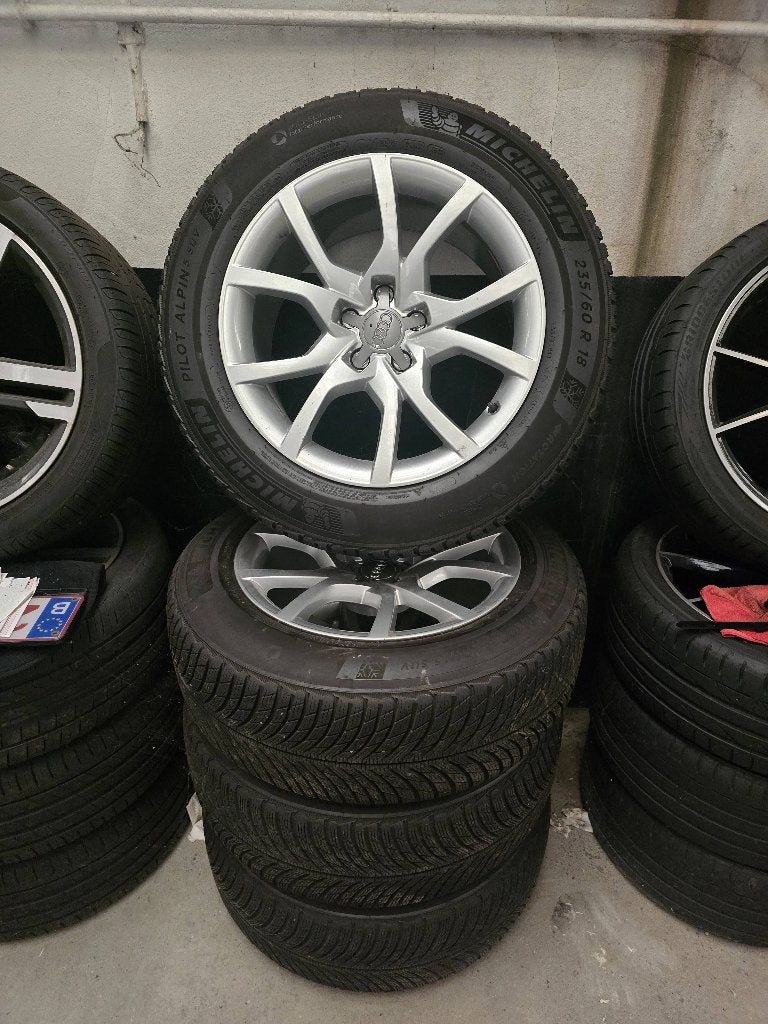 JANTES AUDI Q5 235/60/R18 107H MICHELIN PILOT ALPIN 5, Pneus hiver, 18 pouces, Enlèvement, Véhicule tout-terrain