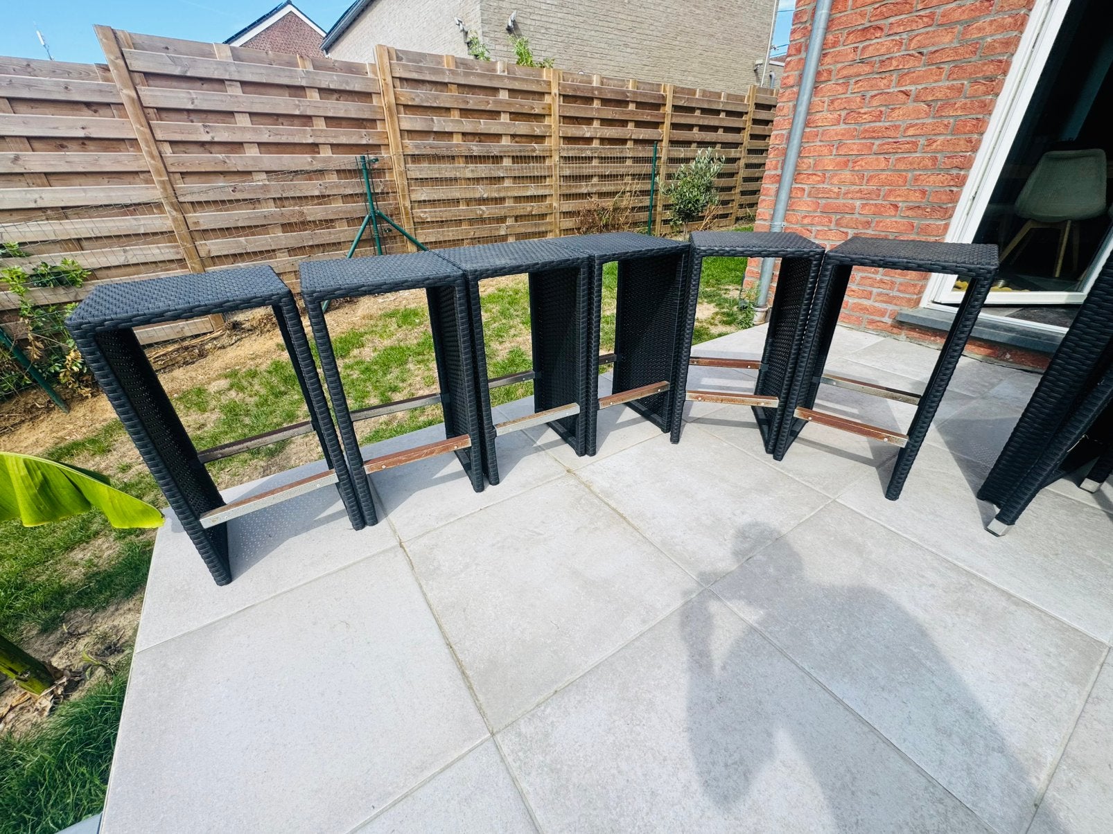 Tabourets de jardin, Enlèvement, Utilisé