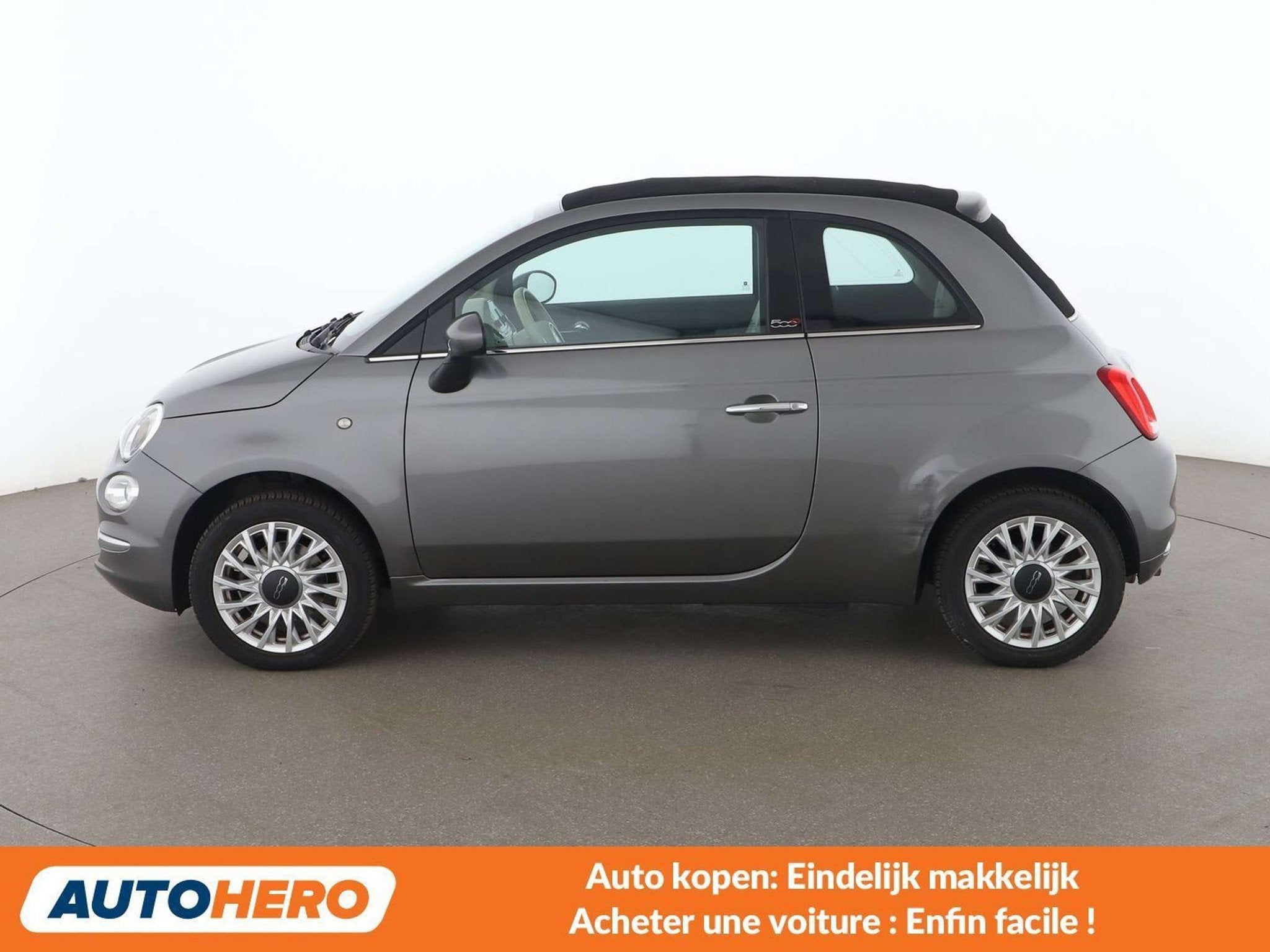 Fiat 500C 1.2 Lounge (bj 2015), Auto's, Voorwielaandrijving, Gebruikt, Cabriolet, Overige brandstoffen