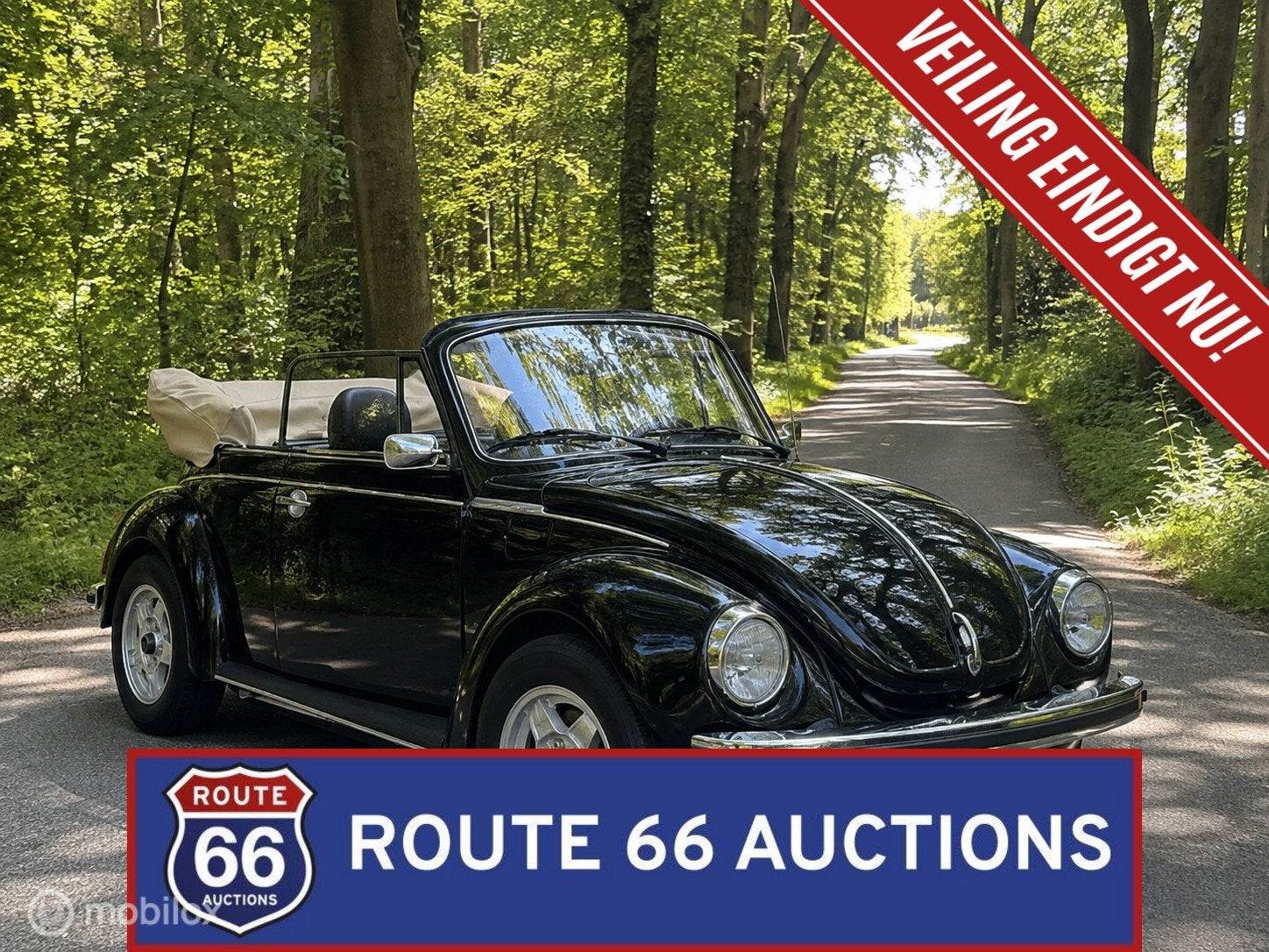 Volkswagen Beetle Cabriolet | 1976 | Route 66 Auctions, Autos, Achat, Entreprise, Autre carrosserie, Essence
