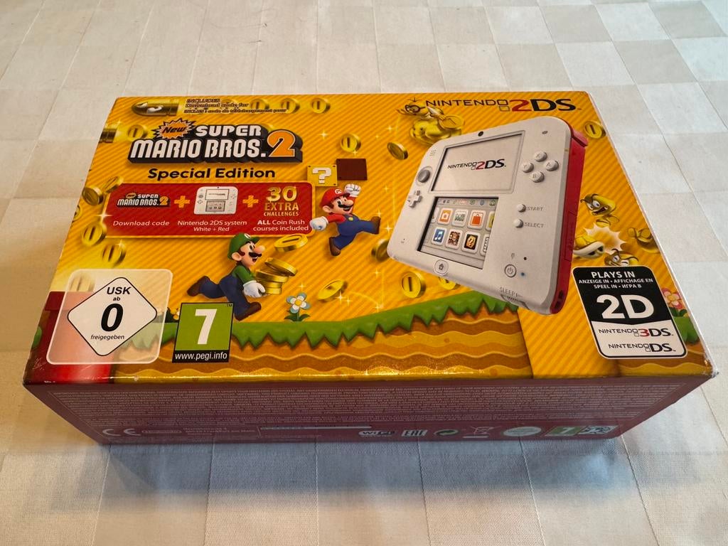 Nintendo 2DS - compleet in doos, Games en Spelcomputers, Spelcomputers | Nintendo 2DS en 3DS, Ophalen of Verzenden, Zo goed als nieuw