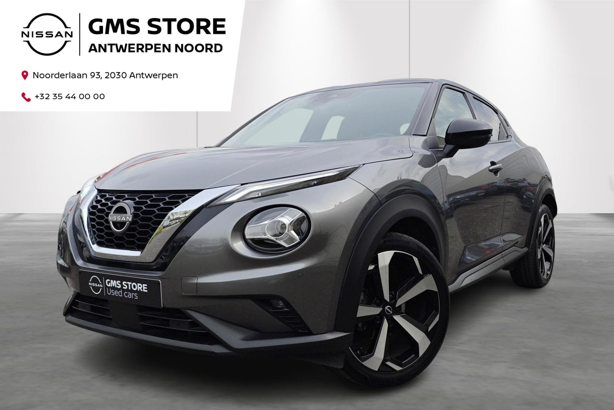 Nissan Juke 1.0 DIG-T 114 Tekna + Sound Pack - incl 2 jaar K, Auto's, Nissan, Voorwielaandrijving, Stof, Zwart, 1257 kg