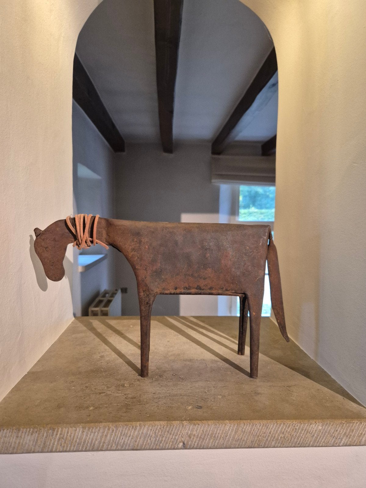 Decoratie paard, Ophalen