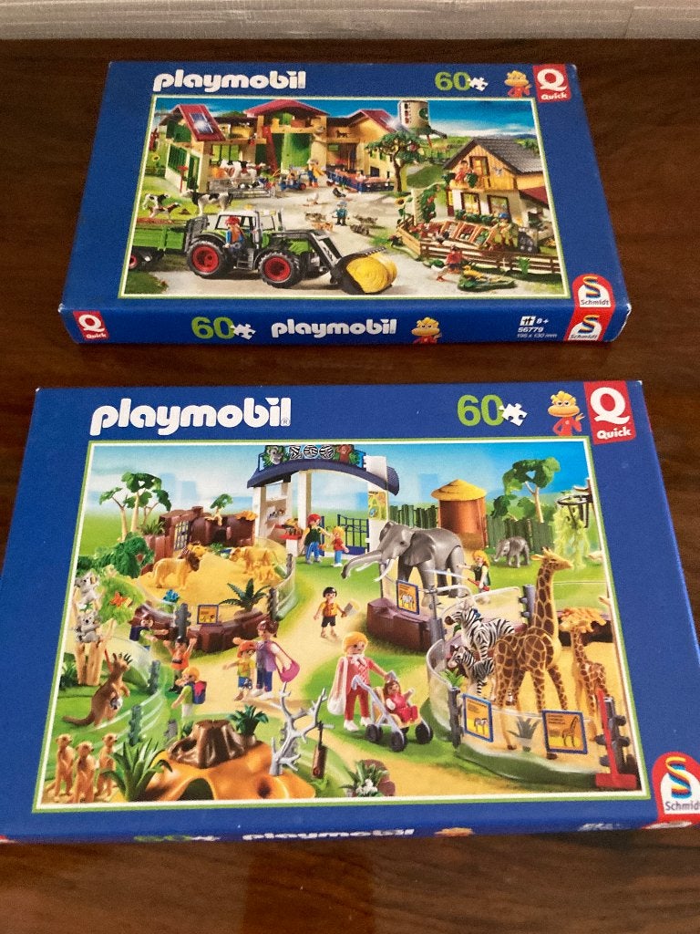 playmobil Puzzles rapides, Enlèvement ou Envoi, Plus de 50 pièces, Comme neuf