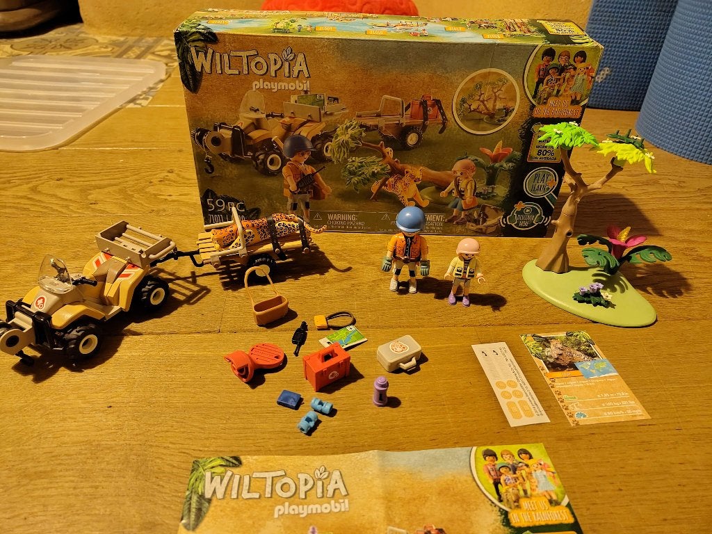 Playmobil - Wiltopia - Dierenreddingsquad, Ophalen, Wild life, Complete set, Voertuig