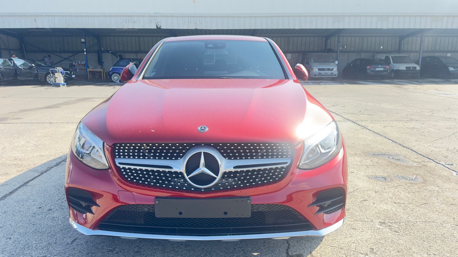 Mercedes GLC220d 4x4 coupé*toit ouvrant*2018Euro6*148.000km*, Euro 6, Entreprise, Noir, GLC