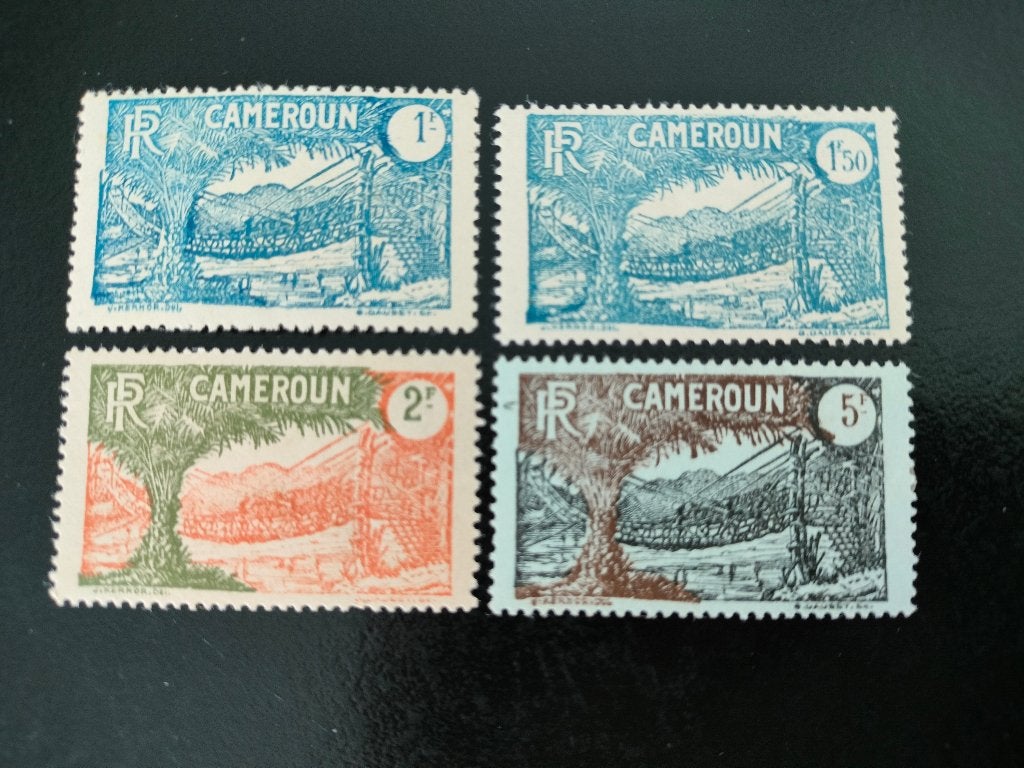 Kameroen 1925 - hangbrug van lianen *, Postzegels en Munten, Postzegels | Afrika, Verzenden, Postfris