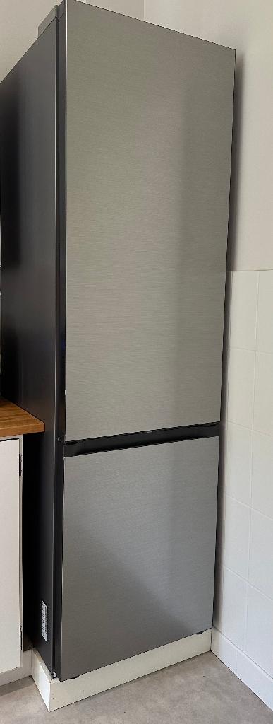 Réfrigérateur combiné Samsung Bespoke, 387L - RB38A7B6BS9, 160 cm ou plus, Comme neuf, Enlèvement, 200 litres ou plus