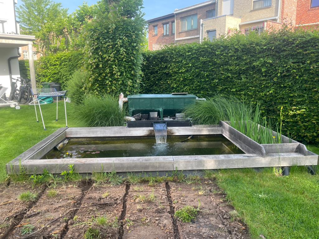 Volledige vijver, Tuin en Terras, Ophalen, Gebruikt